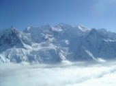 Wallpapers Nature le mont blanc sur les nuages