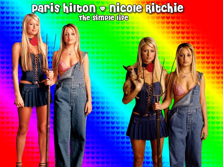 Wallpapers TV Soaps The Simple Life Paris Hilton & Nicole Ritchie