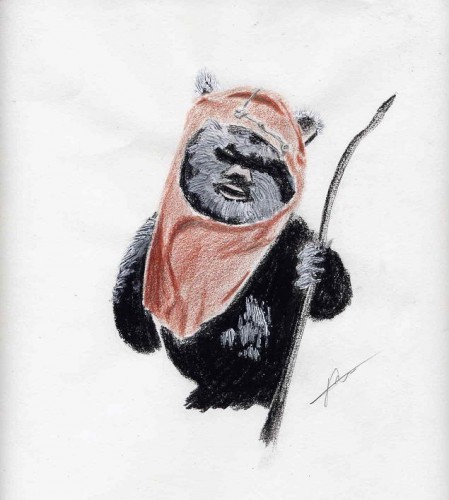 Wallpapers Art - Pencil Movies - TV Soaps Ewok