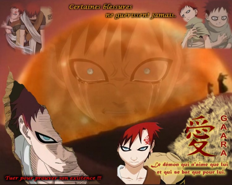 Fonds d'cran Manga Naruto Naruto - Gaara -