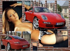 Fonds d'cran Erotic Art babe&motor