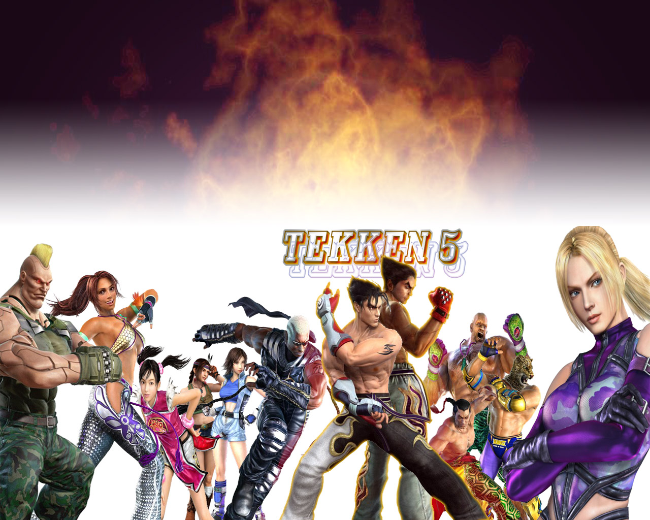 Fonds d'cran Jeux Vido Tekken 5 TEKKEN 5 personnages