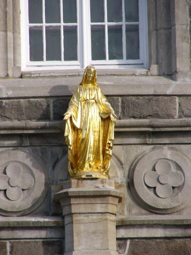 Fonds d'cran Constructions et architecture Edifices Religieux Statue glise du Vieux Beauport