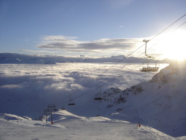 Fonds d'cran Nature Montagnes mer de nuage