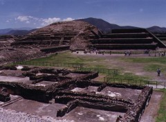 Fonds d'cran Voyages : Amrique du nord Ruines de Teotihuacan