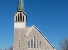 Fonds d'cran Constructions et architecture glise de Boischatel sur la cte de Beaupr