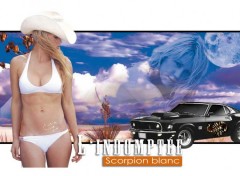 Fonds d'cran Clbrits Femme L'Indompt - Scorpion blanc