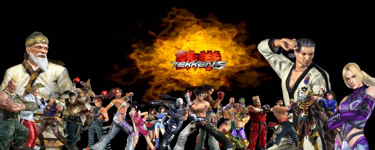 Fonds d'cran Dual Screen Jeux Vido Tekken 5 Personnages