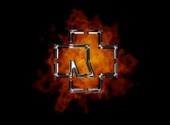 Fonds d'cran Musique Rammstein Logo in fire