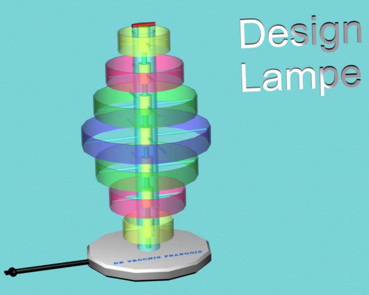 Wallpapers Digital Art 3D - Studio Max Design Lampe