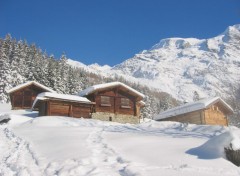 Fonds d'cran Nature Chalets de Miage