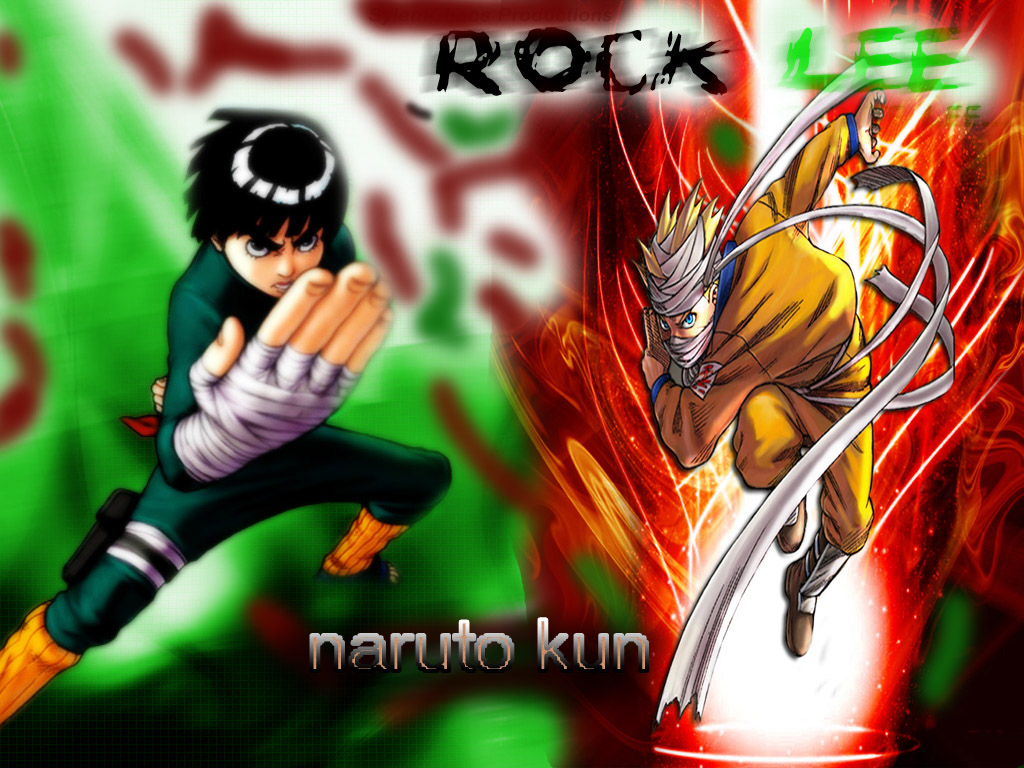 Fonds d'cran Manga Naruto rock lee naruto