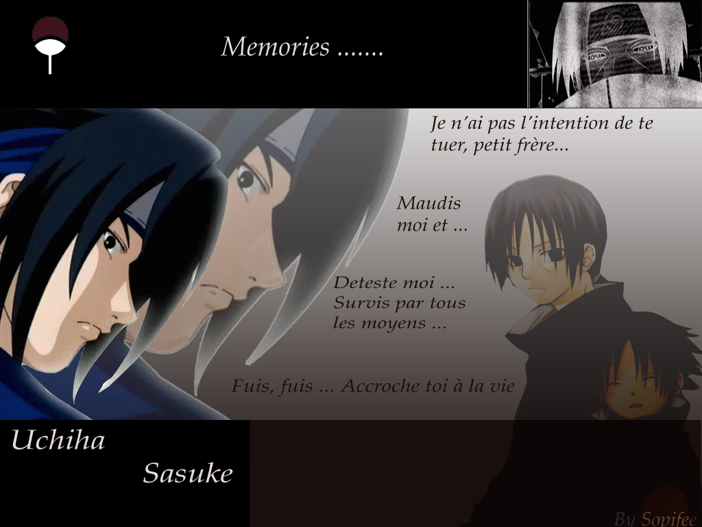 Wallpapers Manga Naruto Sasuke's memories