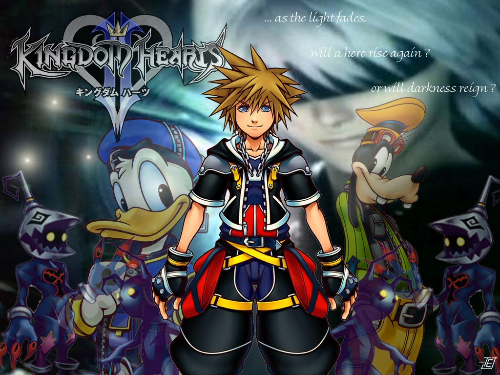 Wallpapers Video Games Kingdom Hearts II will sora open the door to light? kingdom hearts II