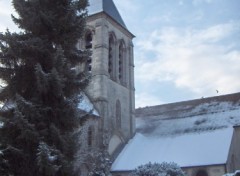 Fonds d'cran Constructions et architecture Eglise de Saint brice sous la neige