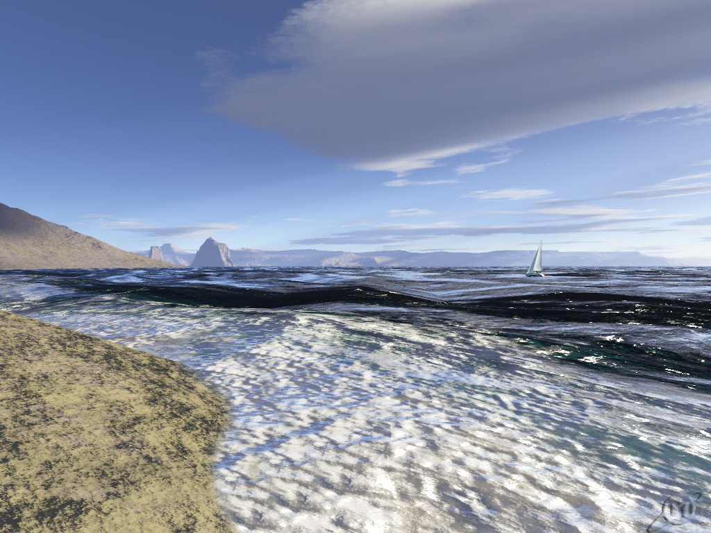 Fonds d'cran Art - Numrique 3D - Terragen Un jour...