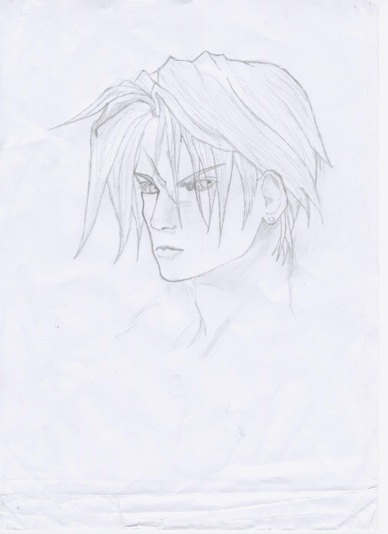 Wallpapers Art - Pencil Manga - Final Fantasy Squall