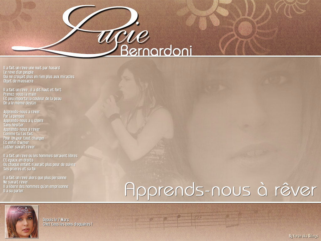 Wallpapers Music Lucie Bernardoni Apprends-nous  rver