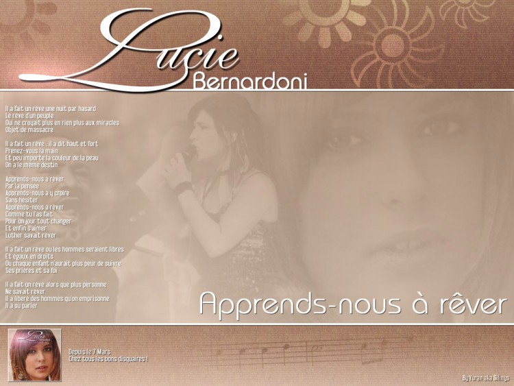 Wallpapers Music Lucie Bernardoni Apprends-nous  rver