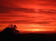 Fonds d'cran Voyages : Europe Coucher de soleil sur le limousin