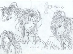 Fonds d'cran Art - Crayon Belldandy 3