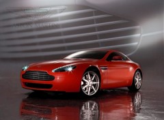 Fonds d'cran Voitures Aston Martin Vantage V8 Rouge