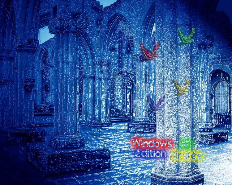 Fonds d'cran Informatique Windows XP la grand messe  microsoft