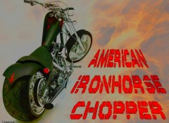 Fonds d'cran Motos American IronHorse Chopper