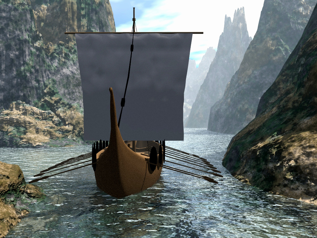 Fonds d'cran Art - Numrique 3D - Vue D'esprit Vikings