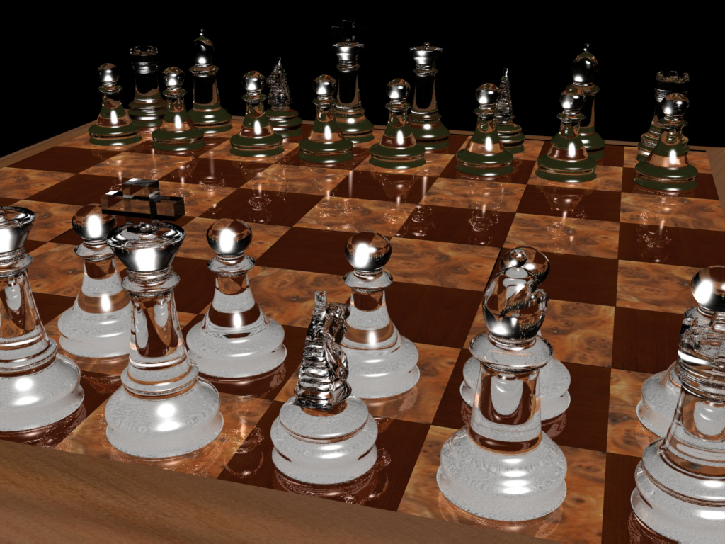 Wallpapers Digital Art 3D - Various jeu d'echec 3d