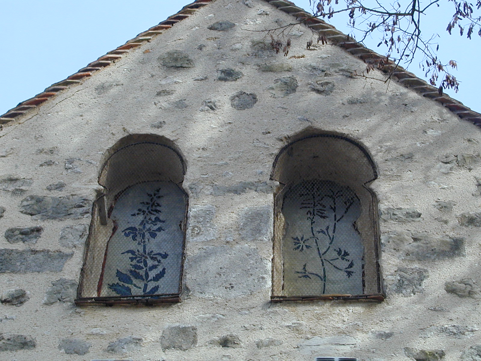 Wallpapers Trips : Europ France - Miscellaneous VITRAUX DE LA CHAPELLE SAINT BLAISE