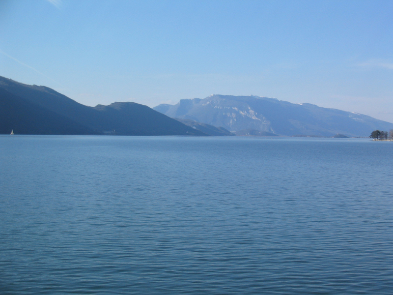 Fonds d'cran Nature Couchers et levers de Soleil Lac du Bourget (Savoie)