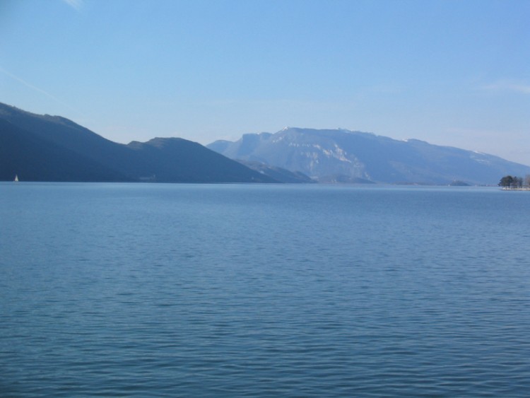 Fonds d'cran Nature Couchers et levers de Soleil Lac du Bourget (Savoie)