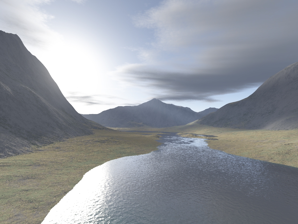 Fonds d'cran Art - Numrique 3D - Terragen rivire