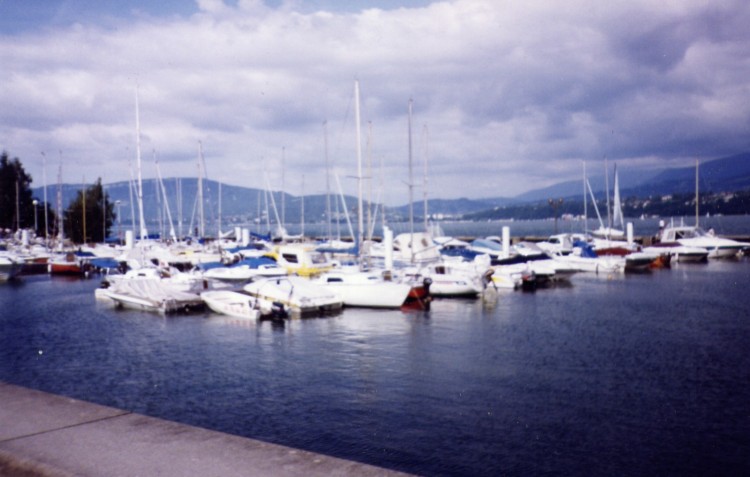 Fonds d'cran Bateaux Voiliers Lac du Bourget, le port de plaisance