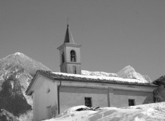 Fonds d'cran Constructions et architecture petite eglise de montagne