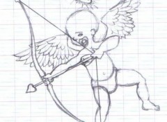 Wallpapers Art - Pencil Cupidon