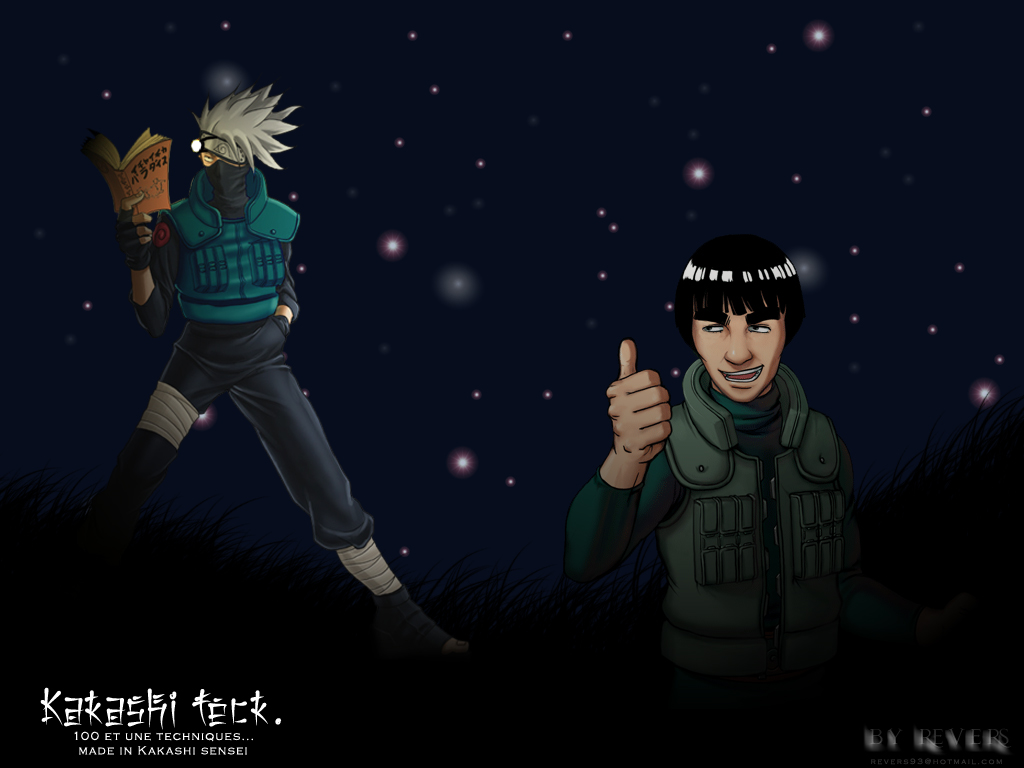 Fonds d'cran Manga Naruto Kakashi Teck