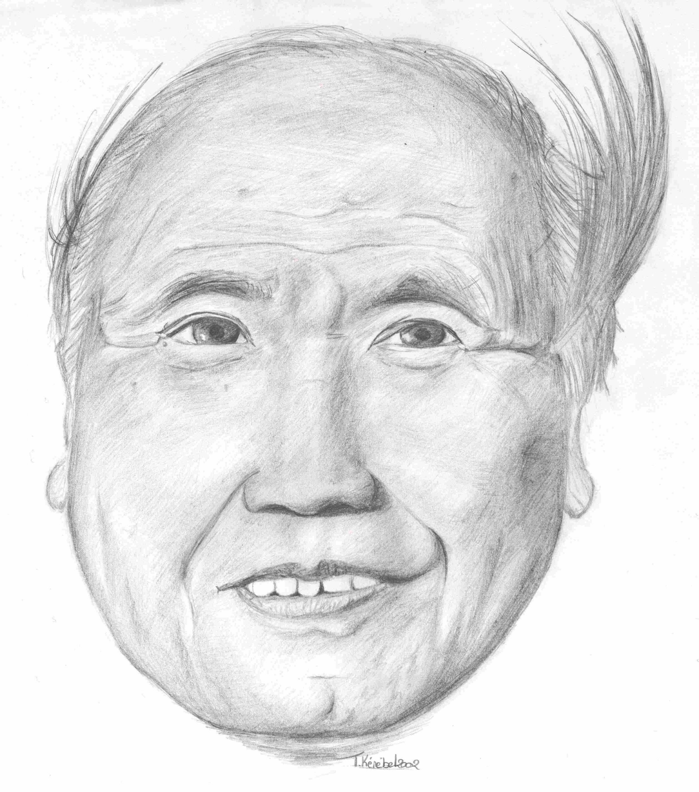 Fonds d'cran Art - Crayon Portraits Asiatique