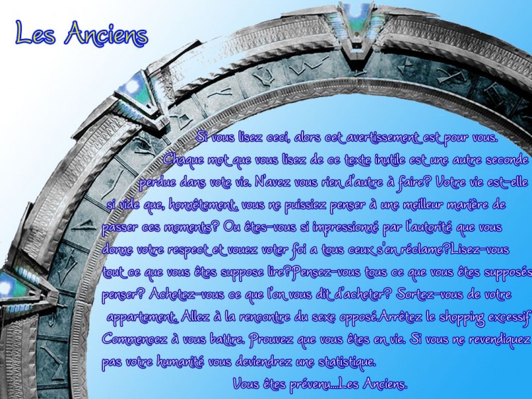 Fonds d'cran Sries TV Stargate les anciens