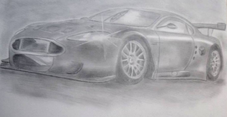 Wallpapers Art - Pencil Cars and motorbikes DBR9