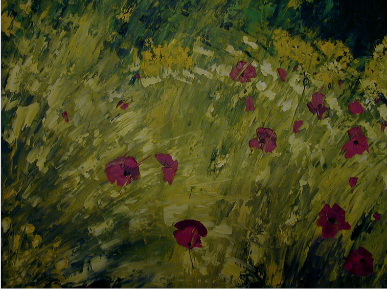 Wallpapers Art - Painting Impressionist Ciquelicots