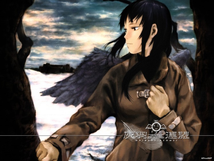 Fonds d'cran Manga Haibane Renmei - la Fdration des Ailes Grises Haibane Renmei - 02