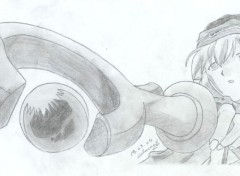 Fonds d'cran Art - Crayon Tsukasa de .Hack//Sign