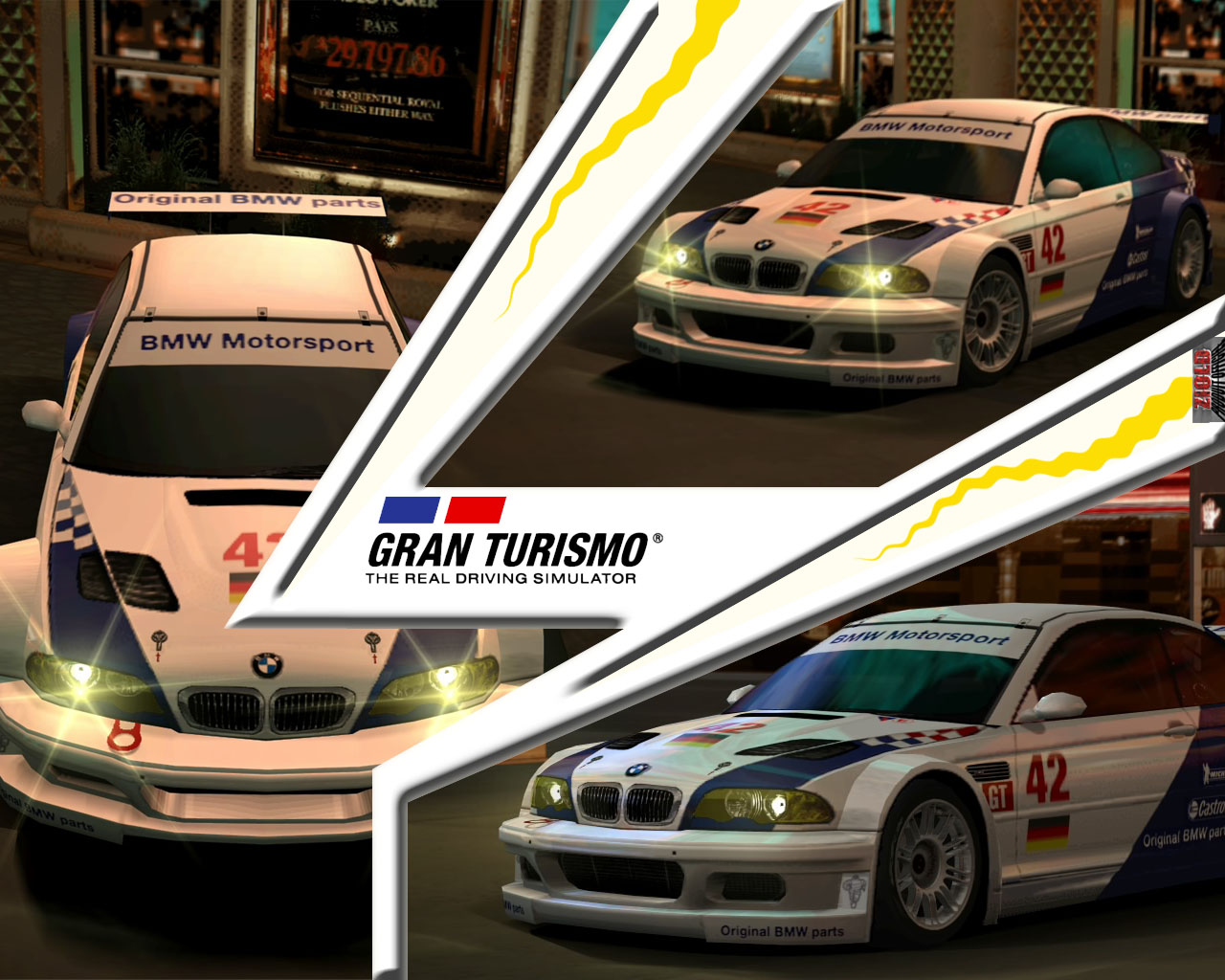 Fonds d'cran Jeux Vido Gran Turismo 4 M3 GTR Race car