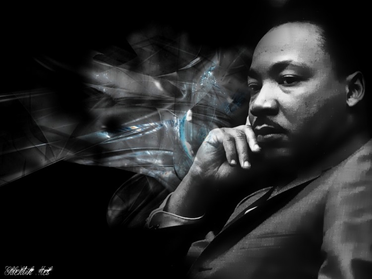 Fonds d'cran Art - Numrique Humanit martin luther king