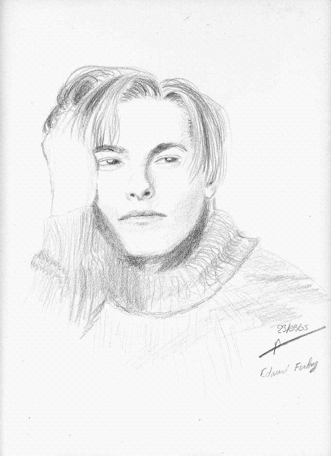 Fonds d'cran Art - Crayon Portraits Edward Furlong