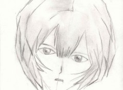 Fonds d'cran Art - Crayon __Rai Ayanami__head