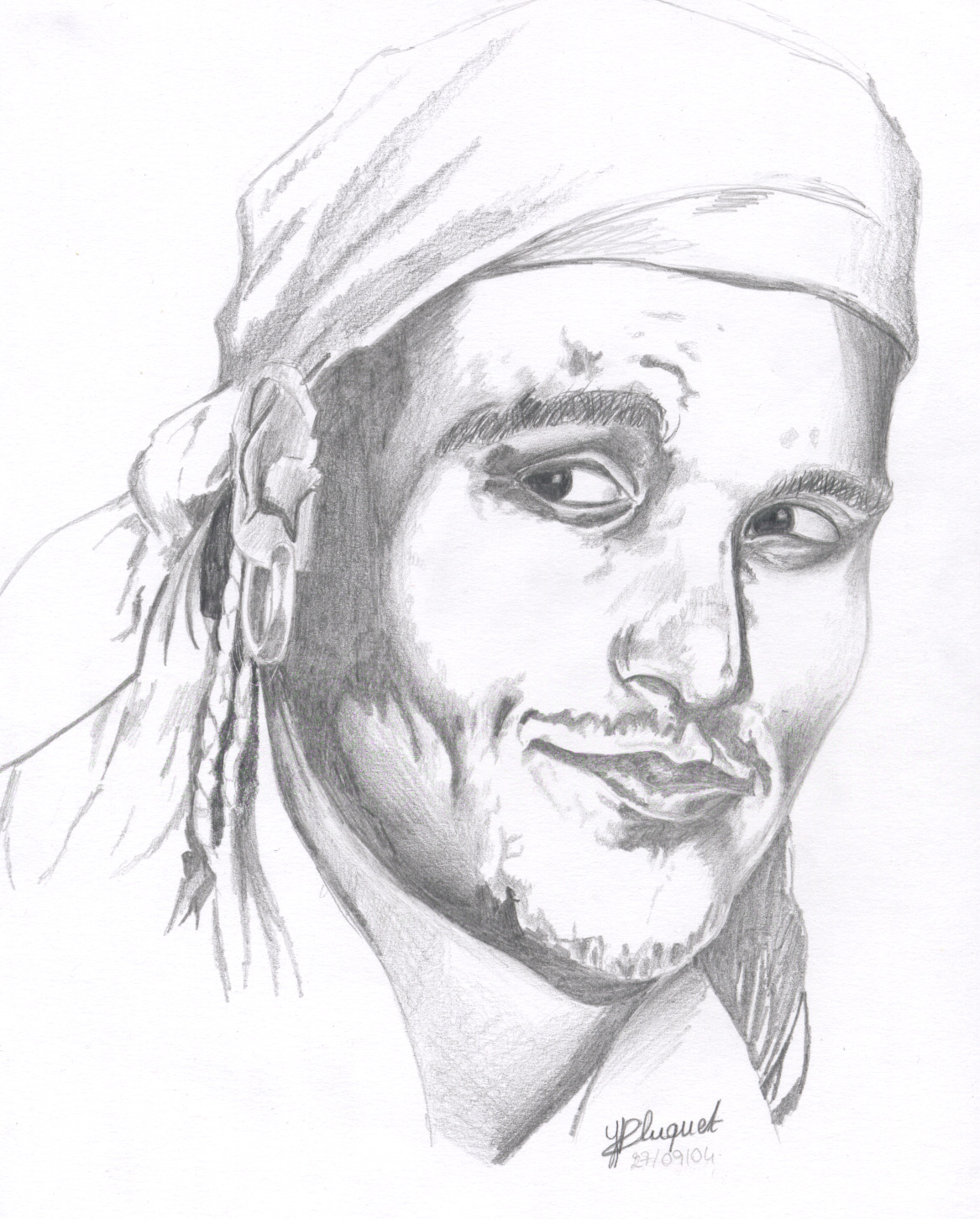 Wallpapers Art - Pencil Movies - TV Soaps Johnny Deep