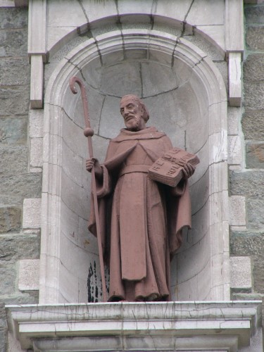 Fonds d'cran Constructions et architecture Edifices Religieux Statue glise ST-Romual.Qubec